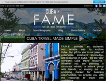 Tablet Screenshot of cubafame.com